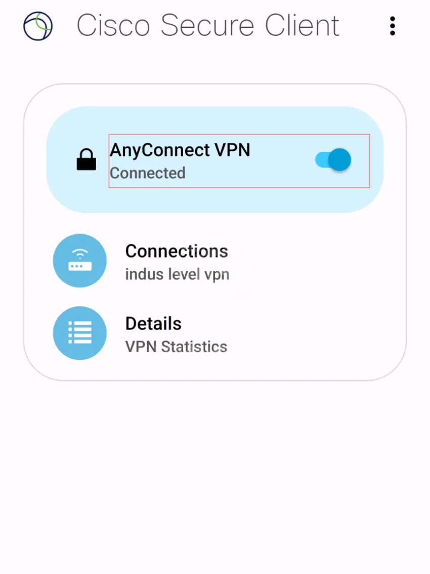 Step 8: Connected Status